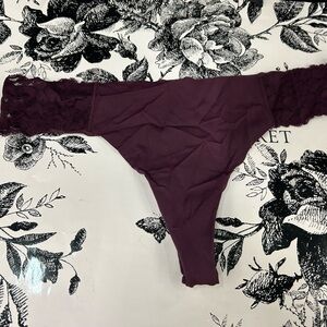 NWOT Aerie Thong Panty SIZE L